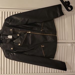 NWT New Look Black Leather Jacket